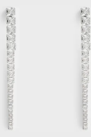 CHARLES & KEITH Crystal Row Drop Earrings