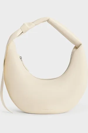 CHARLES & KEITH Mini Toni Knotted Crescent Hobo Bag