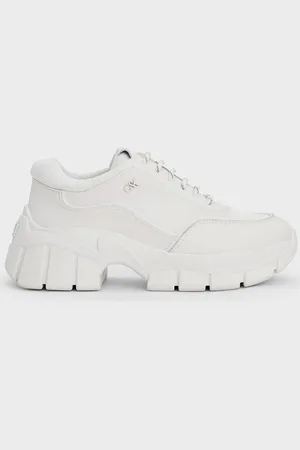 CHARLES & KEITH Yunna Leather & Recycled Fabric Chunky Sneakers
