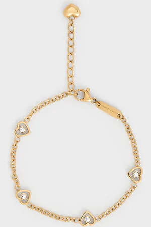 CHARLES & KEITH Malorie Crystal Heart Bracelet