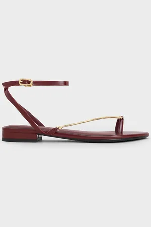 CHARLES & KEITH Chain-Strap Toe-Ring Sandals