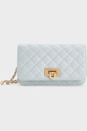 CHARLES & KEITH Cressida Quilted Push-Lock Clutch