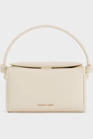 CHARLES & KEITH Sammie Knotted-Handle Boxy Bag