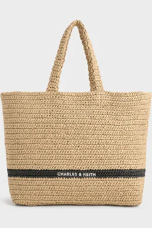 CHARLES & KEITH Allegra Knitted Tote Bag