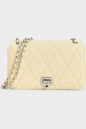 CHARLES & KEITH Arwen Diamond-Quilt Shoulder Bag