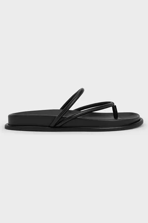 CHARLES & KEITH V-Strap Tubular Thong Sandals