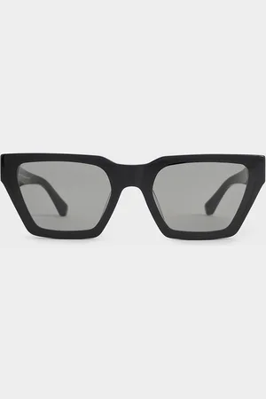 CHARLES & KEITH Recycled Acetate Angular Sunglasses
