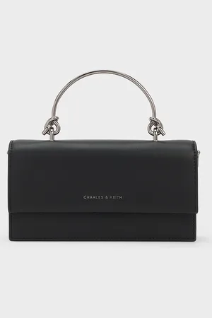 CHARLES & KEITH Kristine Sculptural-Handle Long Wallet