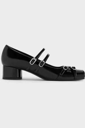 CHARLES & KEITH Double-Strap Mary Jane Pumps