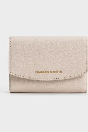 CHARLES & KEITH Briony Curved Flap Wallet