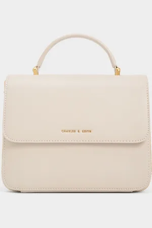 CHARLES & KEITH Octavia Front Flap Top Handle Bag