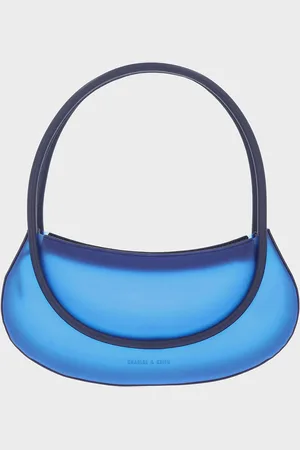 CHARLES & KEITH Graphic Top Handle Shoulder Bag