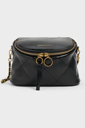 CHARLES & KEITH Apfra Quilted Crossbody Bag