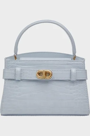 CHARLES & KEITH Aubrielle Croc-Effect Top Handle Bag