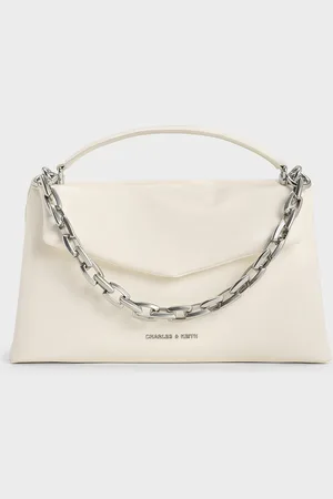 CHARLES & KEITH Andromeda Chunky-Chain Top Handle Bag