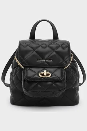CHARLES & KEITH Aubrielle Quilted Backpack