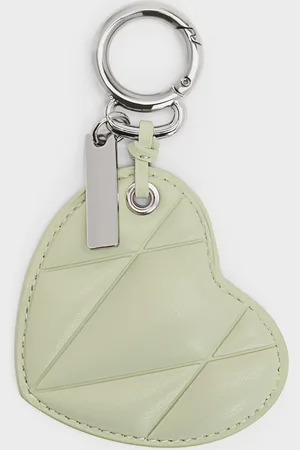 CHARLES & KEITH Heart Quilted Mirror Charm