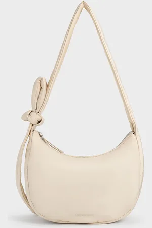 CHARLES & KEITH Delilah Nylon Knotted Hobo Bag