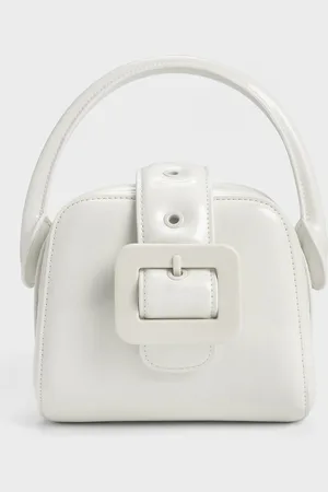 CHARLES & KEITH Lula Patent Belted Bag