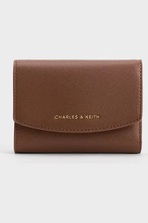 CHARLES & KEITH Briony Curved Flap Wallet