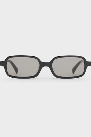 CHARLES & KEITH Bree Recycled Acetate Rectangular Sunglasses