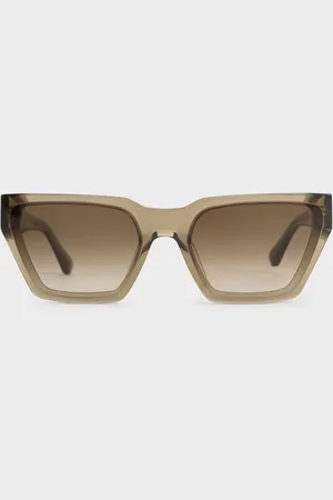 CHARLES & KEITH Recycled Acetate Angular Sunglasses