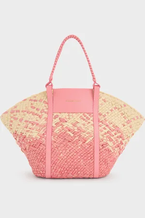 CHARLES & KEITH Shalia Raffia Basket Bag
