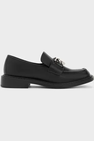 CHARLES & KEITH Gabine Leather Loafers