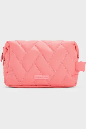 CHARLES & KEITH Nylon Chevron Pouch