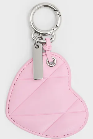 CHARLES & KEITH Heart Quilted Mirror Charm