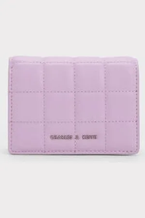 CHARLES & KEITH Quilted Mini Short Wallet