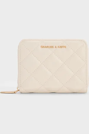 CHARLES & KEITH Alva Quilted Zip-Around Wallet