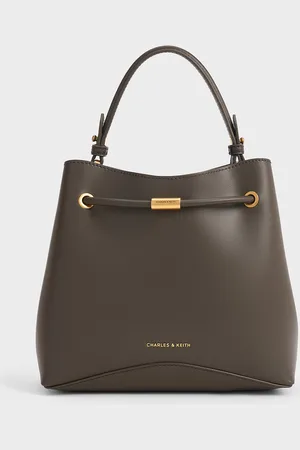CHARLES & KEITH Sybill Geometric Bucket Bag
