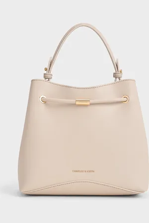 CHARLES & KEITH Sybill Geometric Bucket Bag