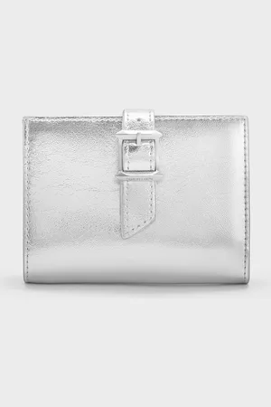 CHARLES & KEITH Bryna Metallic Belted Wallet