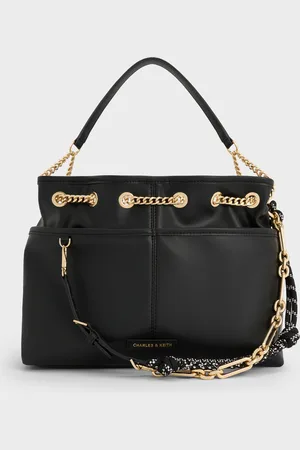 CHARLES & KEITH Addison Knotted-Rope Tote Bag