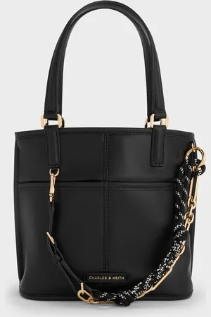CHARLES & KEITH Addison Knotted-Rope Double-Handle Tote Bag