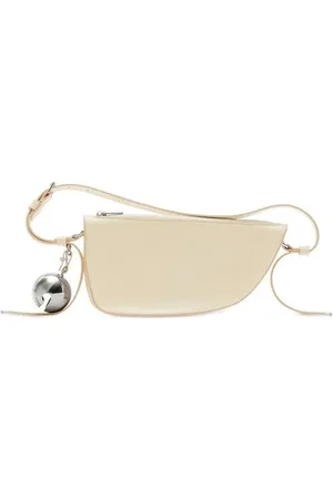 Burberry Shoulder Bag with Equestrian Knight Motif and Silver-Tone Hardware