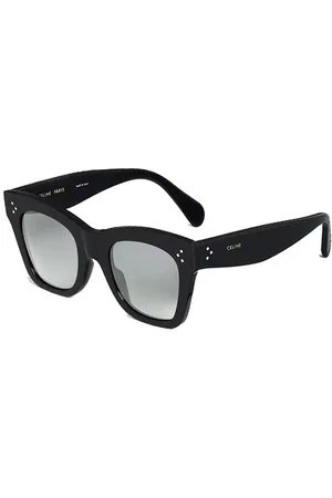 Céline Cat Eye Sunglasses in Black and Grey Acetate Cl4004in