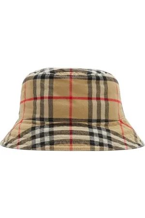 Burberry Vintage Check Cotton Bucket Hat