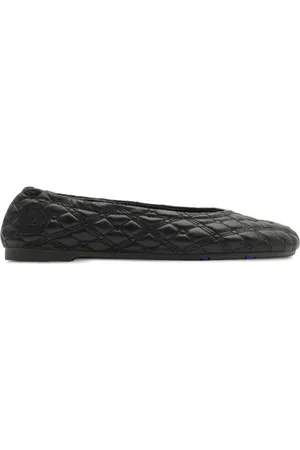 Burberry Quilted Equestrian Knight Motif Flats