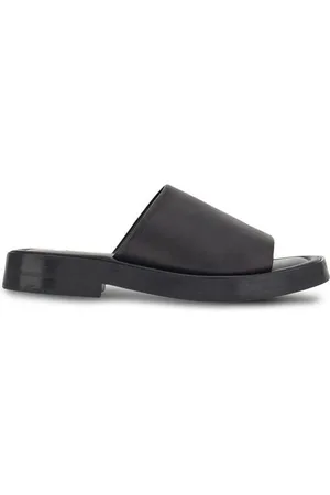 Salvatore Ferragamo Crossoverstrap Leather Slides