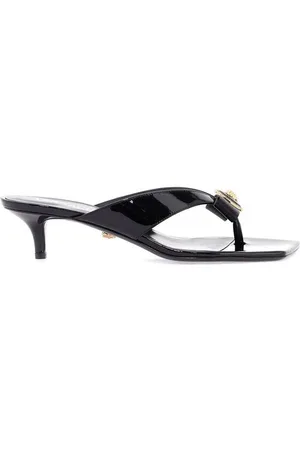 VERSACE Gianni Ribbon Thong Mules