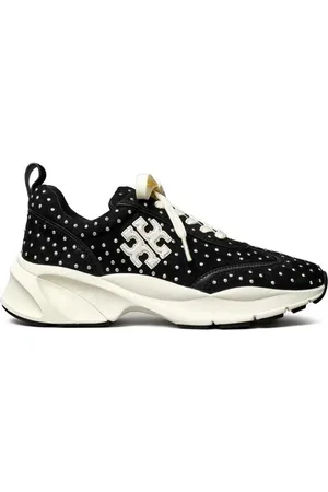 Tory Burch Panelled Laceup Sneakers