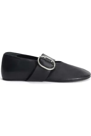 Jil Sander Buckle Detail Flat Shoes