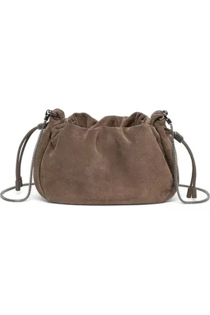 Brunello Cucinelli Top Drawstring Shoulder Bag
