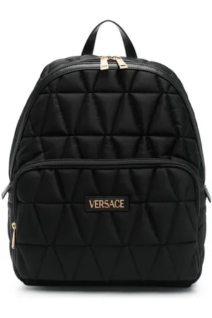 VERSACE Quilted Backpack With Twoway Zip