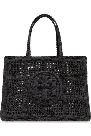 Tory Burch Woven Raffia Shopper