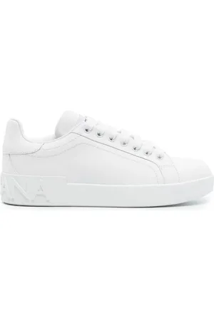 Dolce & Gabbana Smooth Grain Laceup Sneakers