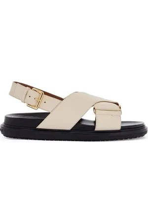 Marni Fussbett Leather Sandals